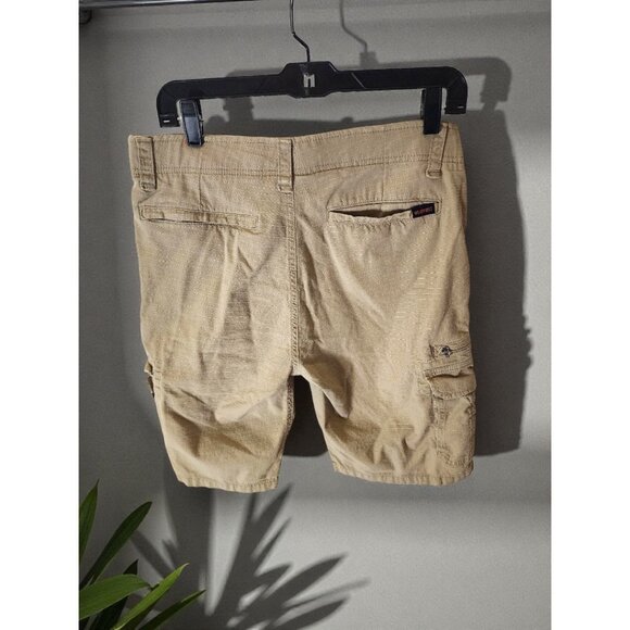WearFirst Mens Size 32 Tan Cargo Shorts Ripstop Utility Pockets Outdoor Hiking - Picture 4 of 10
